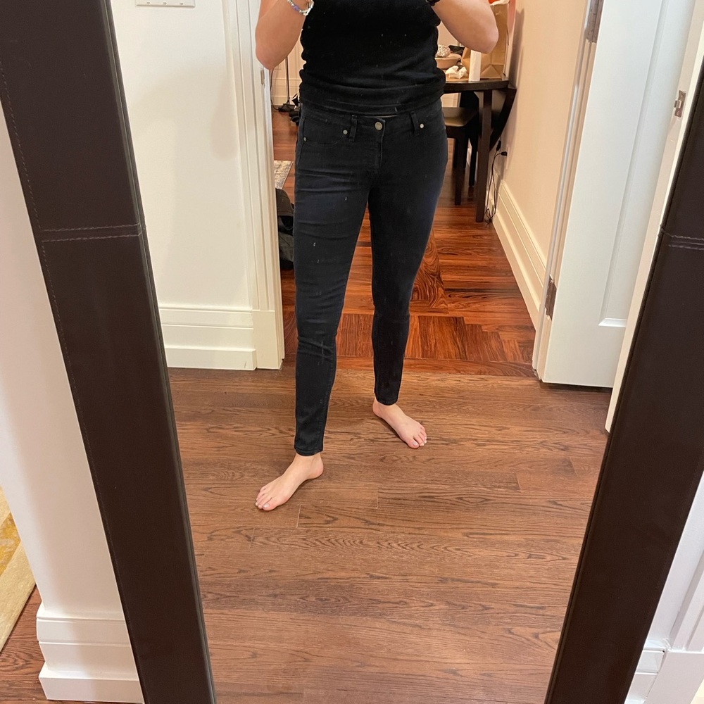 Paige black jeans size 30 skinny jeans